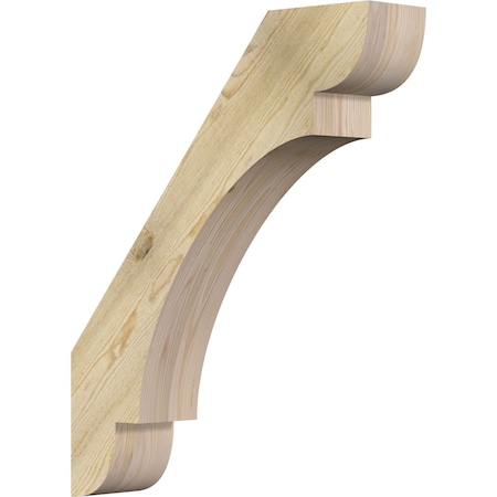 Ekena Millwork 6"W x 28"D x 34"H Olympic Rough Sawn Knee Brace, Douglas Fir BRC06X28X34OLY00RDF